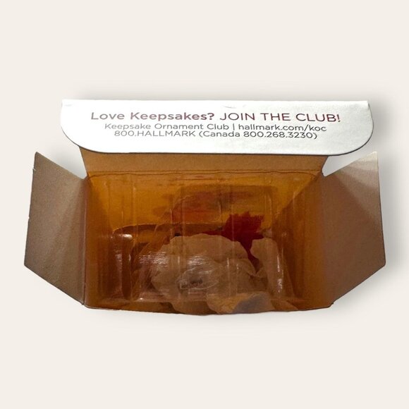 2019 Hallmark Keepsake Ornament "Pretty Poinsettia" 5th in Bears Series NEW - Picture 5 of 5